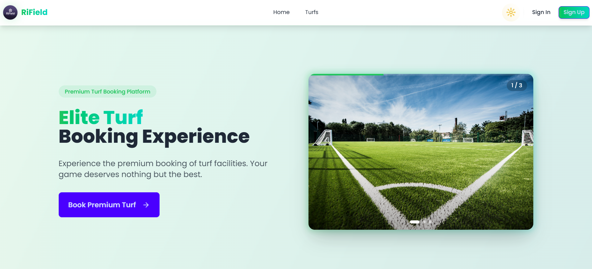 RiField Turf Booking